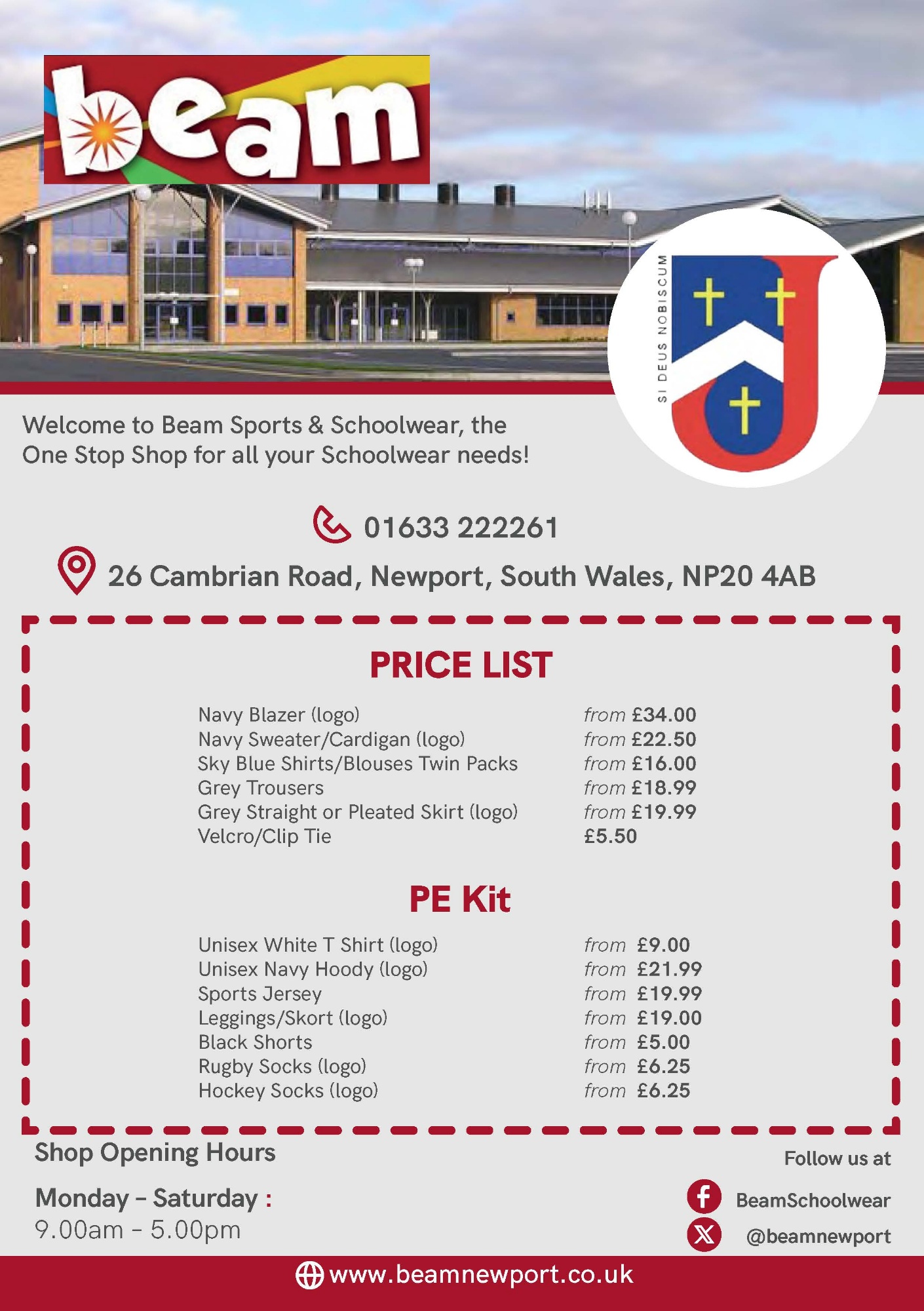 Beam Uniform Price List 2026 Beam Uniform Price List 2026